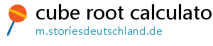 cube root calculator